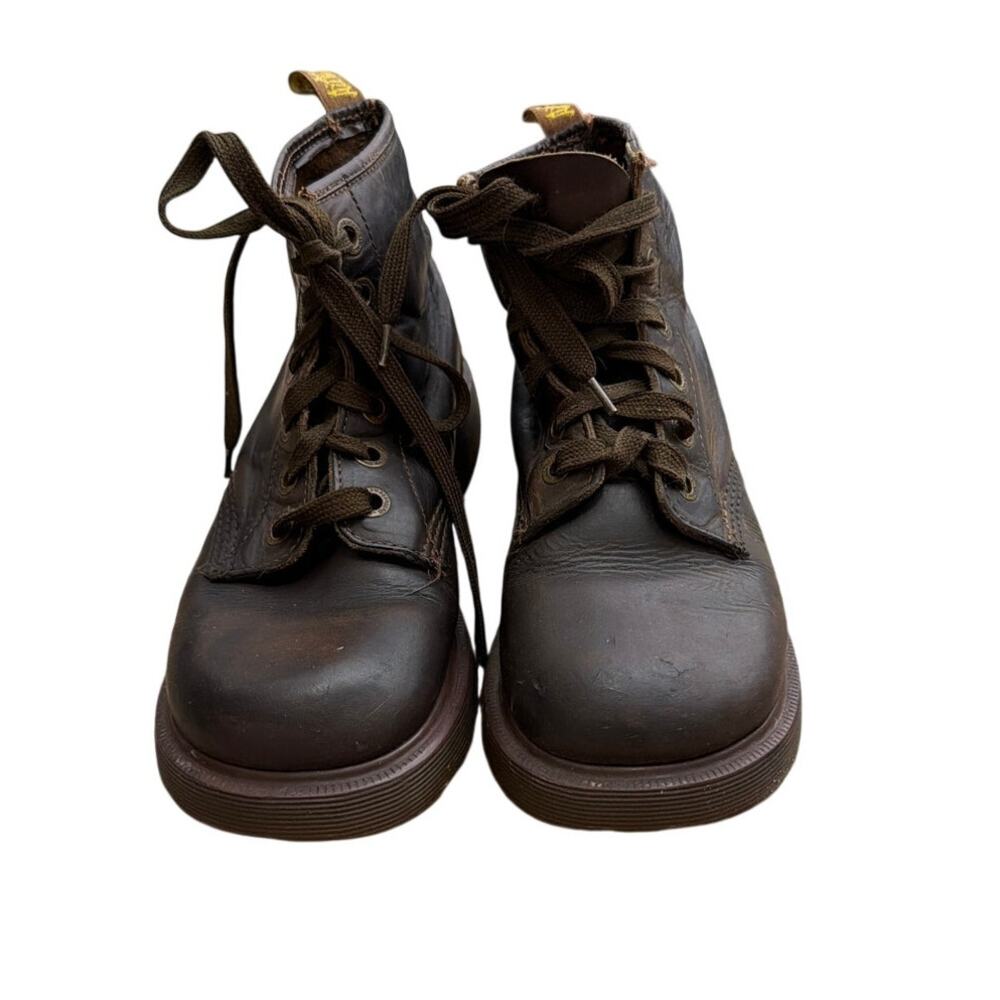 Vintage Made in England Dr Martens Brown Leather Size W7 M5